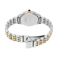 Seiko SUR562 Essentials Ivory Dial Two Tone Stainless Steel Ladies Watch