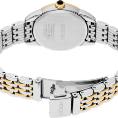 Seiko SUR562 Essentials Ivory Dial Two Tone Stainless Steel Ladies Watch
