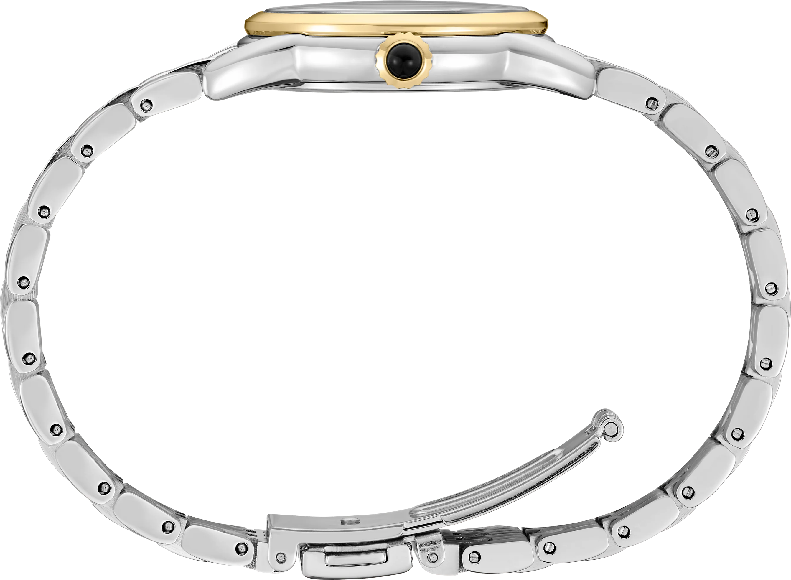 Seiko SUR562 Essentials Ivory Dial Two Tone Stainless Steel Ladies Watch