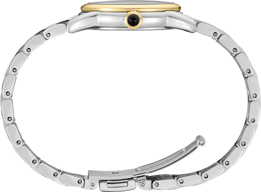 Seiko SUR562 Essentials Ivory Dial Two Tone Stainless Steel Ladies Watch
