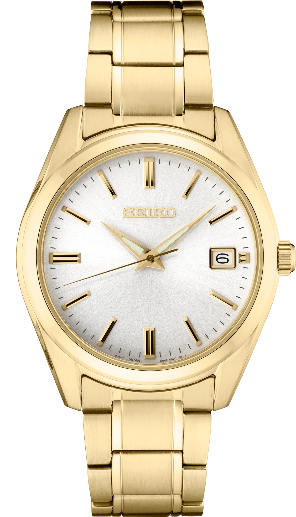 Seiko SUR314 Essentials Gold Tone Stainless Steel Men's Watch