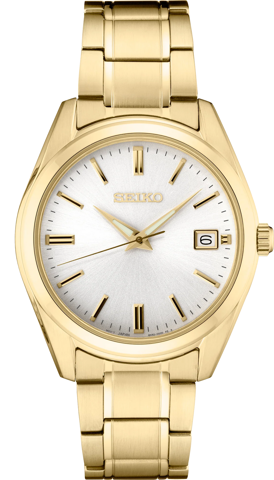 Seiko SUR314 Essentials Gold Tone Stainless Steel Men's Watch