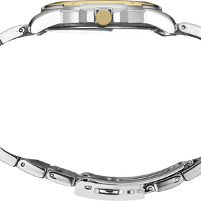Seiko SUR356 Essentials Gray Sunray Dial Two Tone Men's Watch
