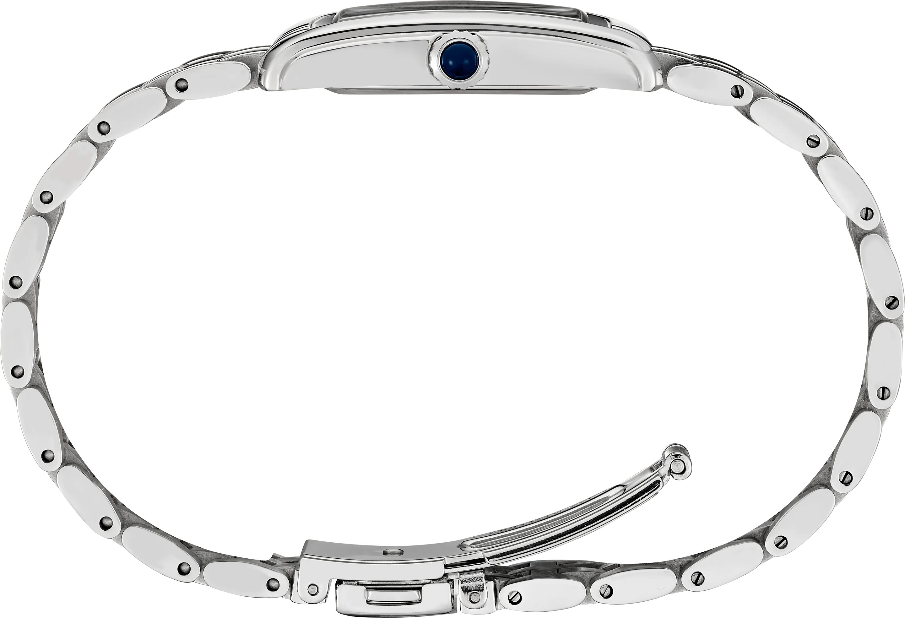 Seiko SWR085 Essentials Rectangle Blue Roman Dial Women's Watch