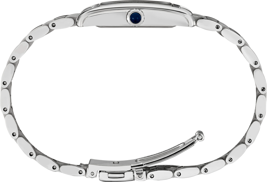 Seiko SWR085 Essentials Rectangle Blue Roman Dial Women's Watch