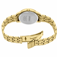 Seiko SUR444 Essentials Gold-Tone Stainless Steel Quartz Women’s Watch