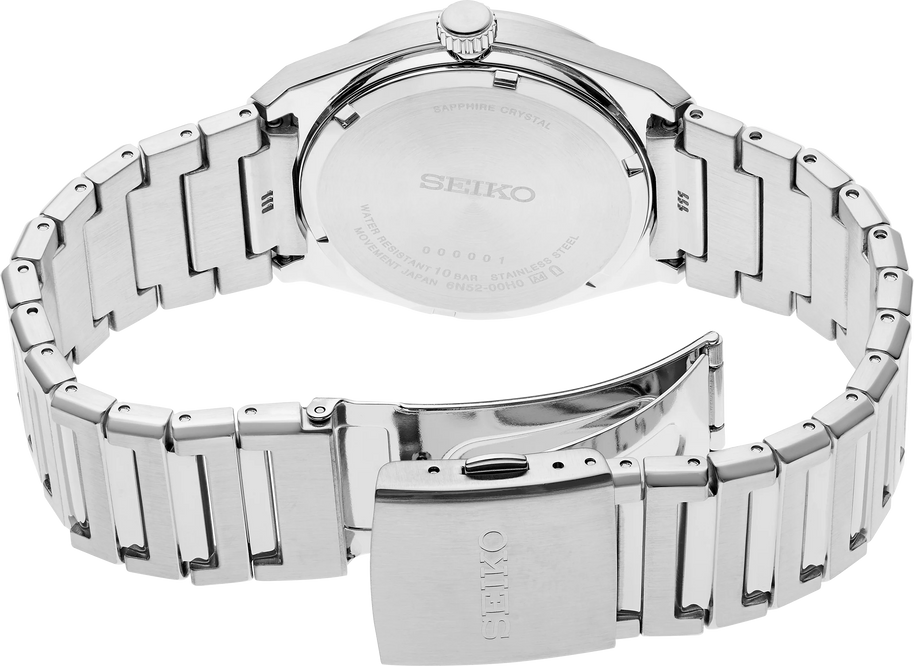 Seiko SUR555 Essentials Blue Dial Silver Tone Stainless Steel Men's Watch