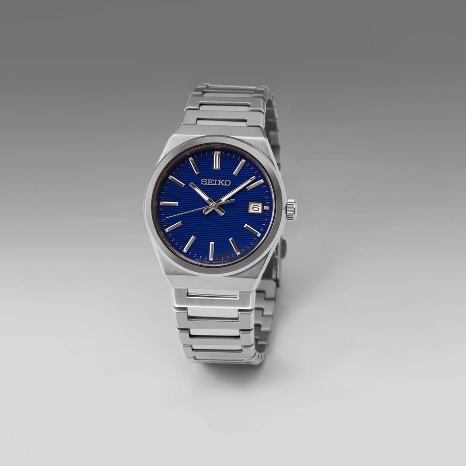 Seiko SUR555 Essentials Blue Dial Silver Tone Stainless Steel Men's Watch