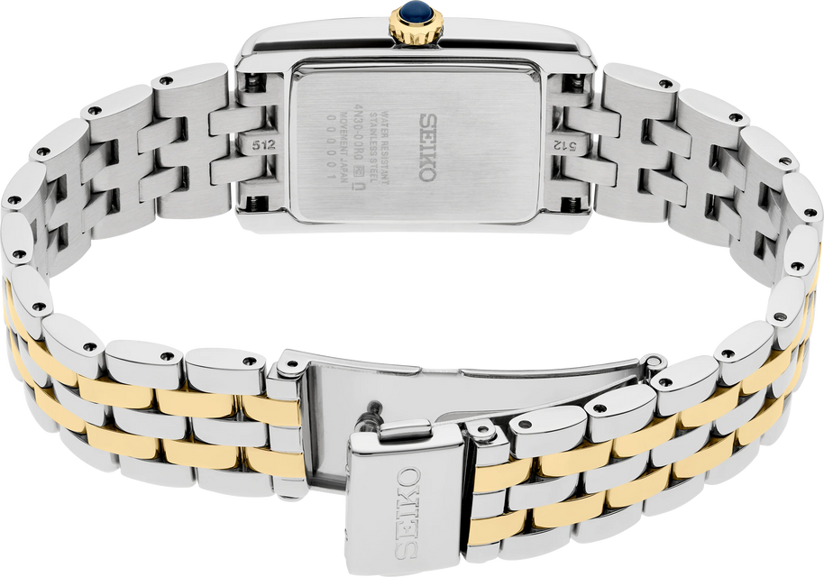 Seiko SWR093 Essentials Classic Crystal Silver Dial Ladies Watch