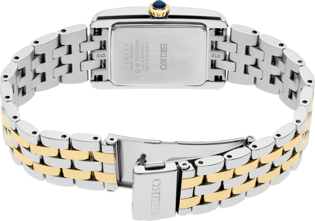 Seiko SWR093 Essentials Classic Crystal Silver Dial Ladies Watch