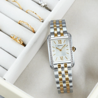 Seiko SWR093 Essentials Classic Crystal Silver Dial Ladies Watch