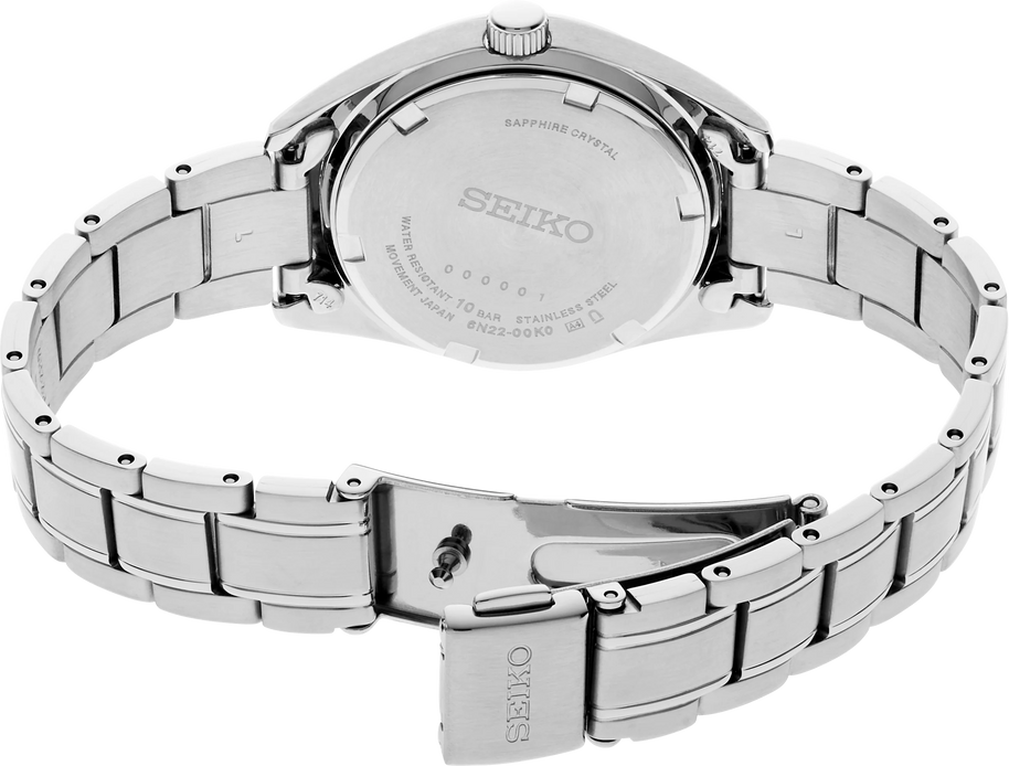 Seiko SUR531 Essentials Sapphire Stainless Steel Ladies Watch