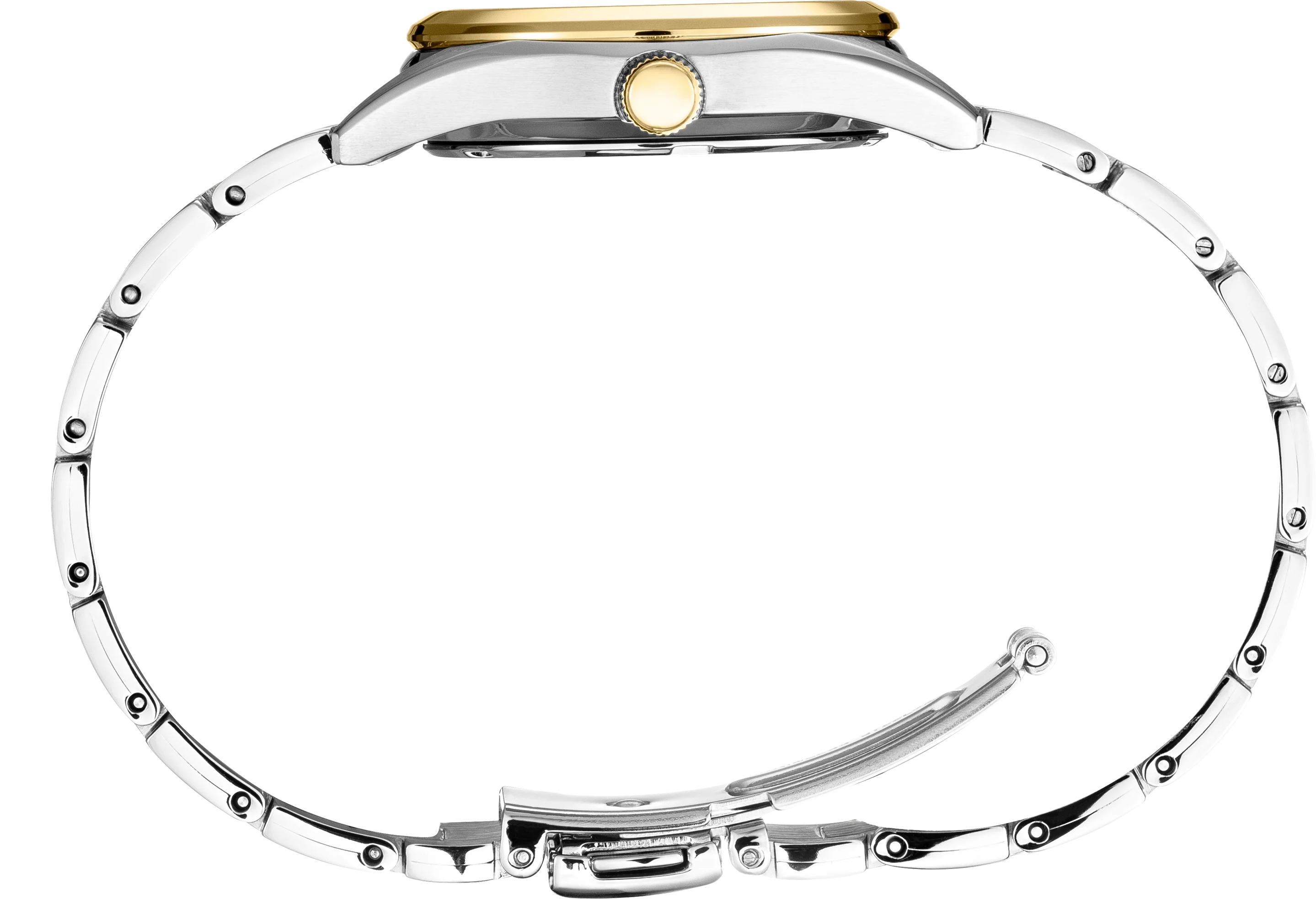 Seiko SUR636 Essentials Mother of Pearl Dial Two-Tone Women's Watch