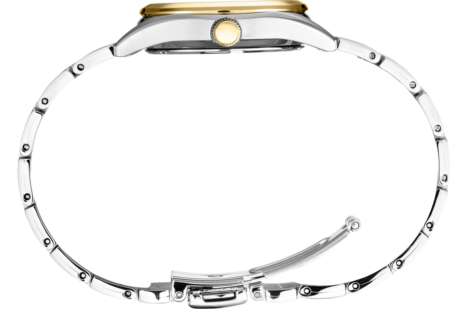 Seiko SUR636 Essentials Mother of Pearl Dial Two-Tone Women's Watch