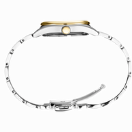 Seiko SUR636 Essentials Mother of Pearl Dial Two-Tone Women's Watch