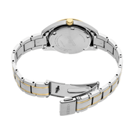 Seiko SUR636 Essentials Mother of Pearl Dial Two-Tone Women's Watch