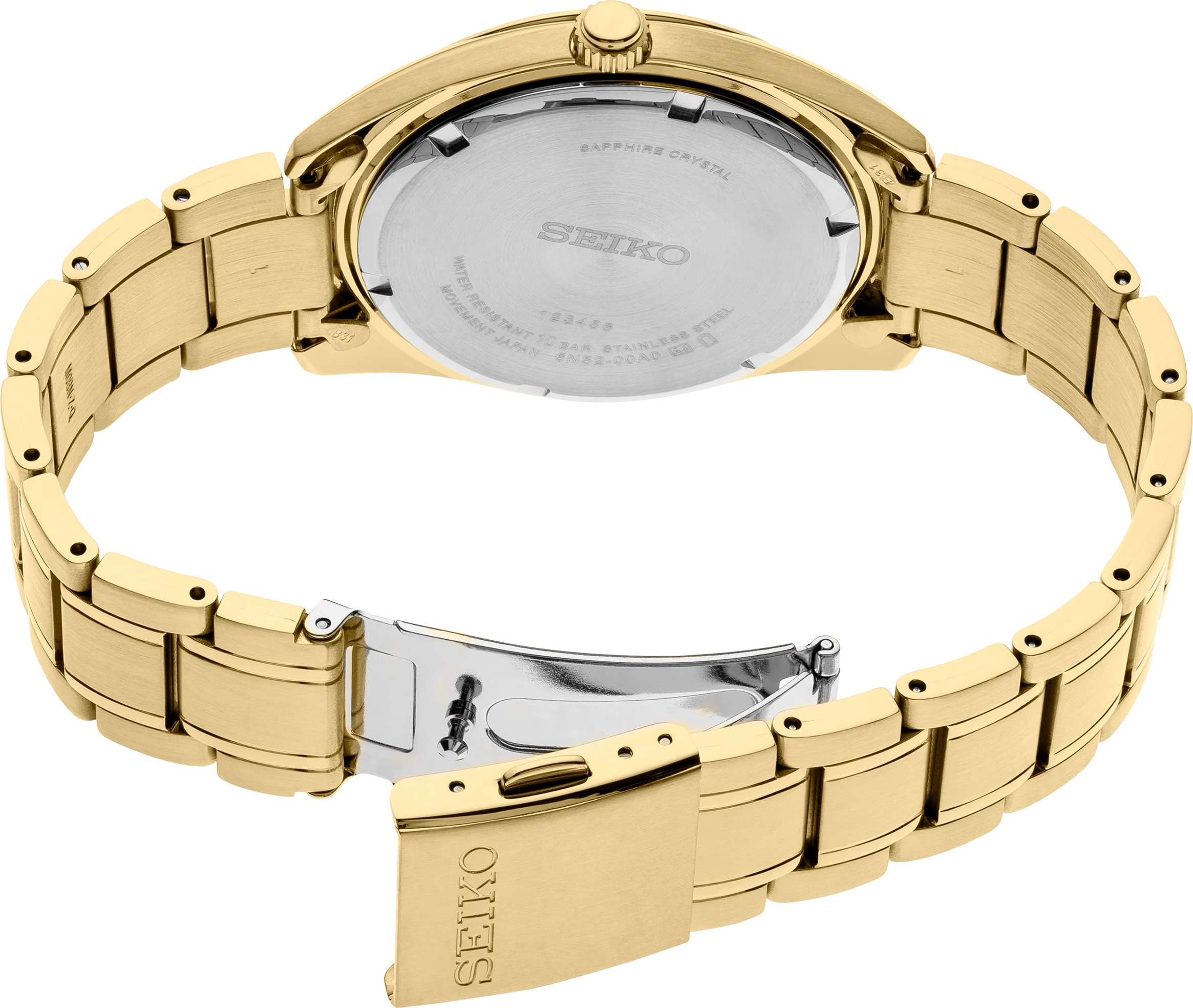 Seiko SUR314 Essentials Gold Tone Stainless Steel Men's Watch