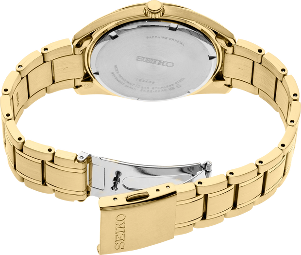 Seiko SUR314 Essentials Gold Tone Stainless Steel Men's Watch