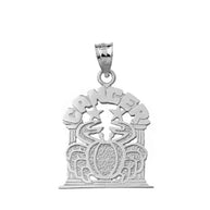 Sterling Silver 12 Zodiac Signs Pendant Necklace