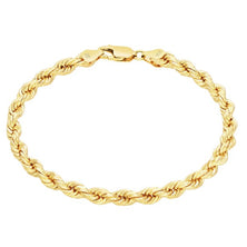 10K Yellow Gold Rope Bracelet