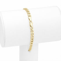 10K Yellow Gold Curb Cuban Bracelet