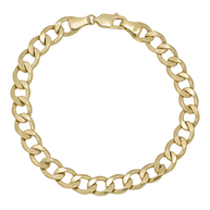 10K Yellow Gold Curb Cuban Bracelet