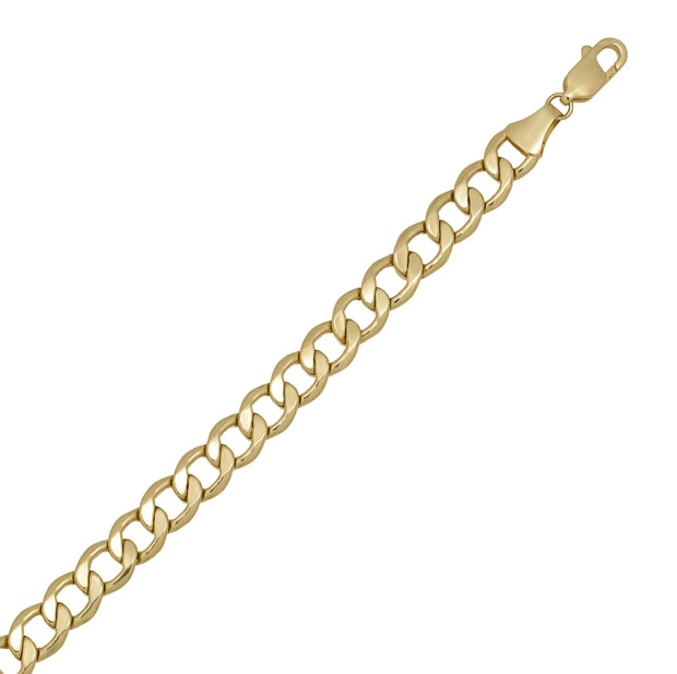10K Yellow Gold Curb Cuban Bracelet