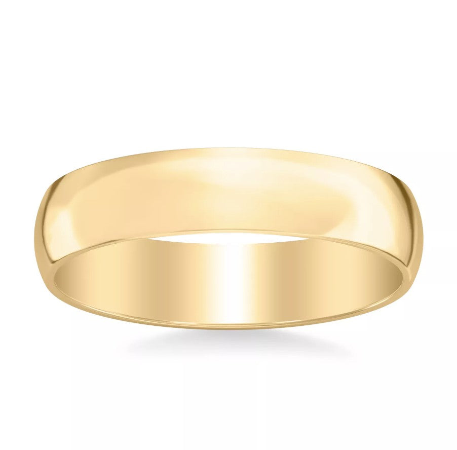 10K Yellow Gold Band