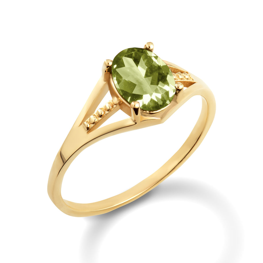 Gold Ladies Birthstone Ring (Available in Yellow/Rose/White Gold)