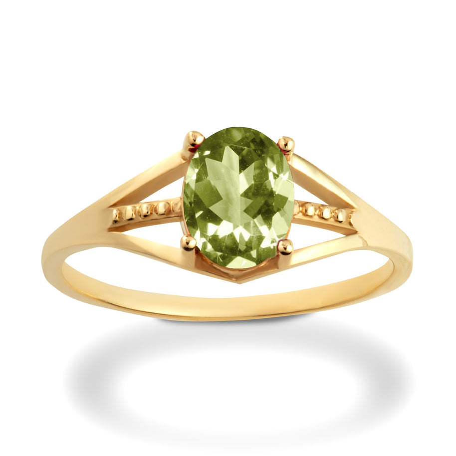 Gold Ladies Birthstone Ring (Available in Yellow/Rose/White Gold)