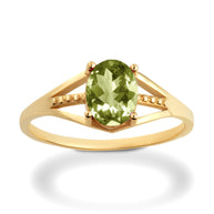 Gold Ladies Birthstone Ring (Available in Yellow/Rose/White Gold)