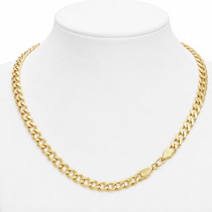10K Yellow Gold Curb Cuban Chain