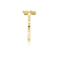 Gold Butterfly CZ Hope & Rebirth Ring (Available in Yellow/Rose/White Gold)