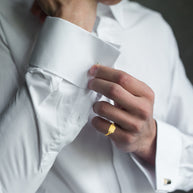 Gold Art Deco Square Engravable Signet Ring (Available in Yellow/Rose/White Gold)