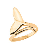 Gold Whale Tail Wrap Ring (Available in Yellow/Rose/White Gold)