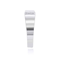 .925 Sterling Silver Engravable Rectangular Signet Ring