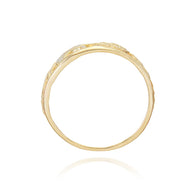 Gold Good Luck Symbols Band Ring (Available in Yellow/Rose/White Gold)