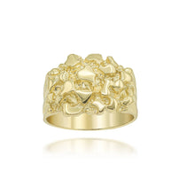 Gold Nugget Ring (Available in Yellow/Rose/White Gold)