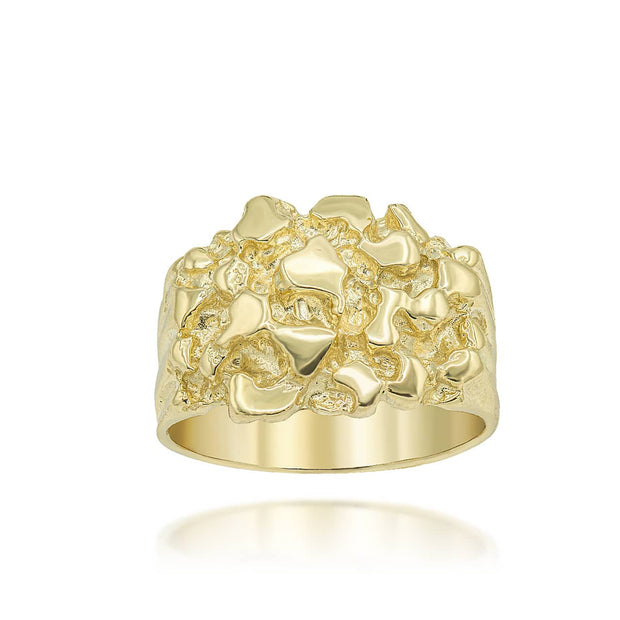 Gold Nugget Ring (Available in Yellow/Rose/White Gold)