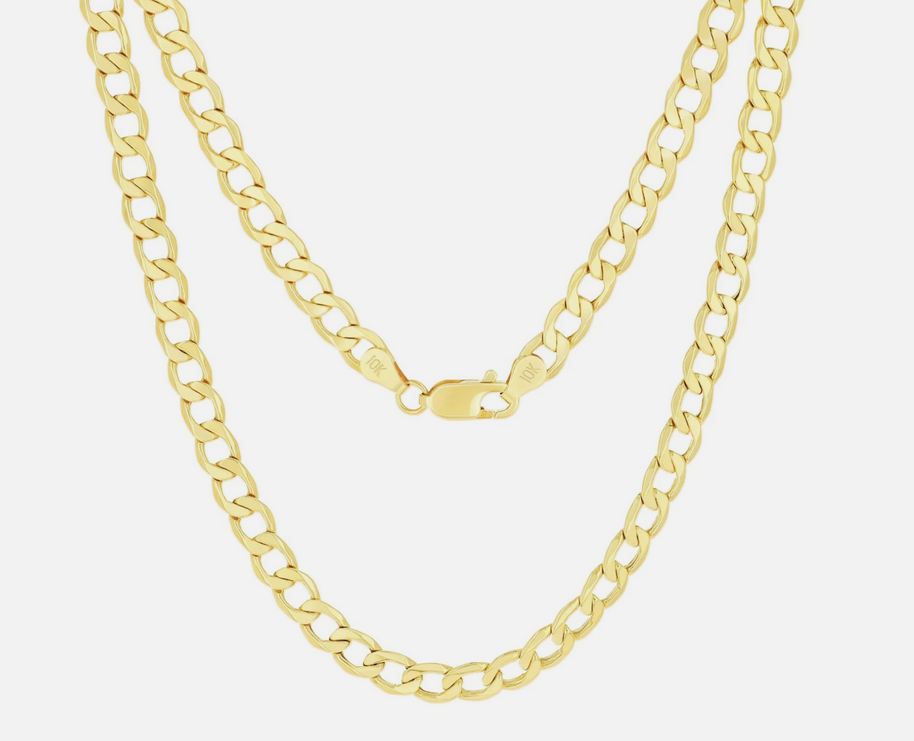 10K Curb Cuban Chain