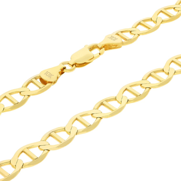 10K Yellow Gold Mariner Chain