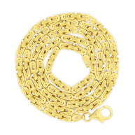 10K Yellow Gold Byzantine Chain