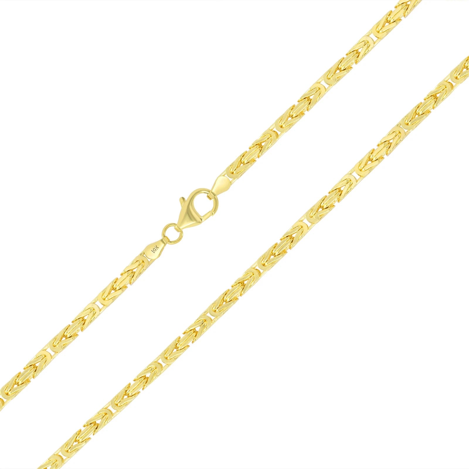 10K Yellow Gold Byzantine Chain
