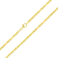 10K Yellow Gold Byzantine Chain