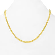 10K Yellow Gold Byzantine Chain