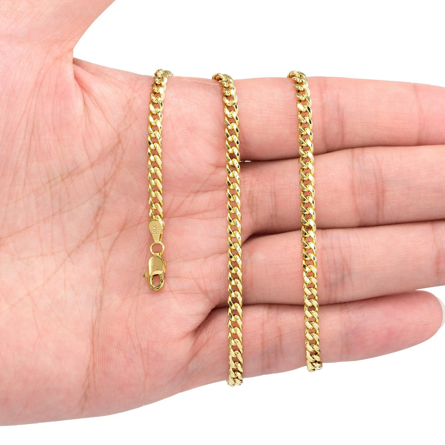 10K Yellow Gold Miami Cuban Bracelet