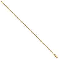 10K Yellow Gold Rope Bracelet