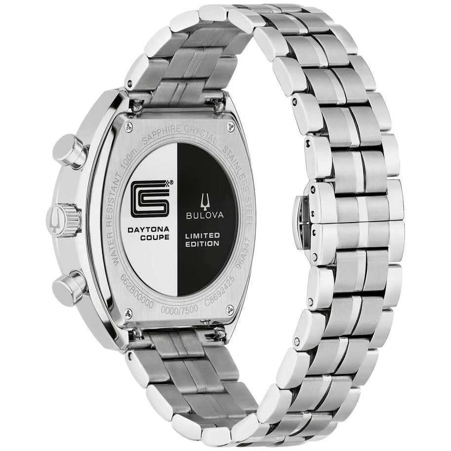 96K118 Bulova Frank Lloyd Wright Special Edition Quartz Silver Dial Stainless Steel Men's Watch
