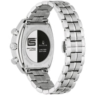 96K118 Bulova Frank Lloyd Wright Special Edition Quartz Silver Dial Stainless Steel Men's Watch