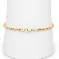 10K Yellow Gold Rope Bracelet